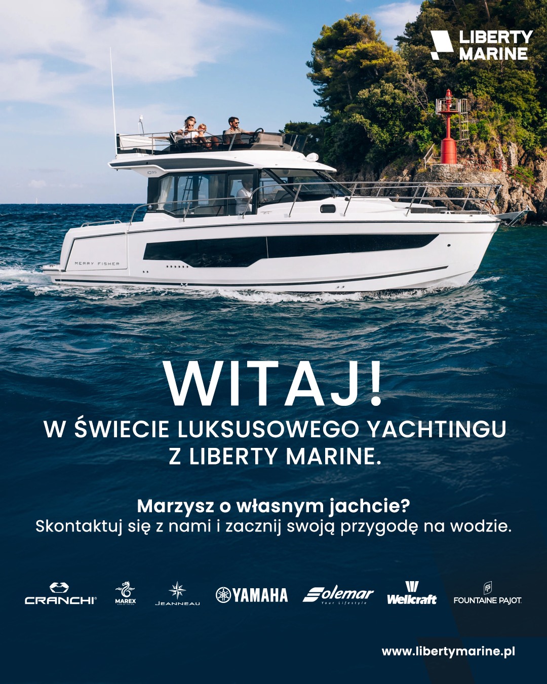 ⚓ WITAJ W ŚWIECIE LIBERTY MARINE ⚓Tu zaczyna się coś więcej niż zakup jachtu.Tu zaczyna....
