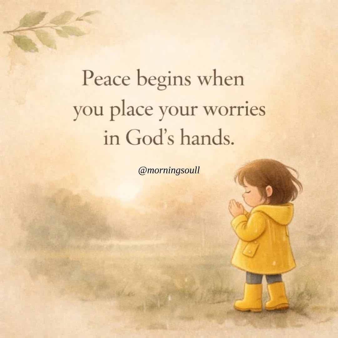 Let go… God is in control ❤️ #MorningSoul #LetGoAndTrust