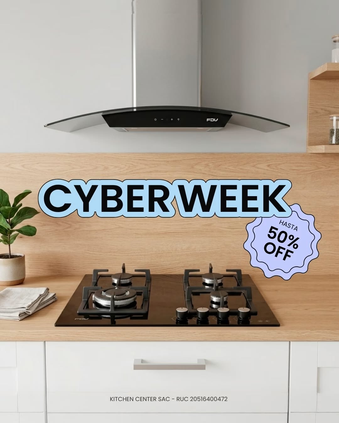 ¡Llegó la semana más esperada del año! 🚨 Tu cocina es el corazón de tu hogar, ¡se merece lo mejor! ❤️ En esta Cyber Week de Kitchen Center, los empotrables que siempre quisiste tienen descuentos irr