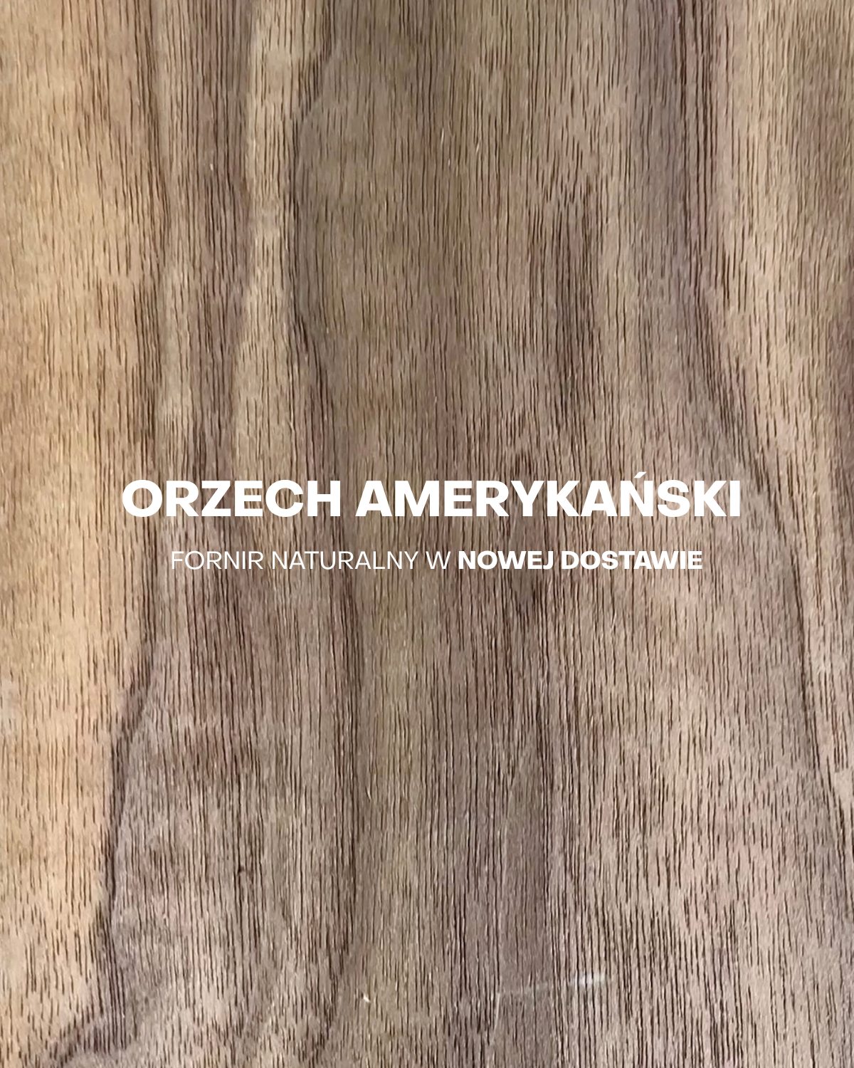 Chcecie nadać projektowi głęboki, elegancki ton? Postawcie na Orzech Amerykański…