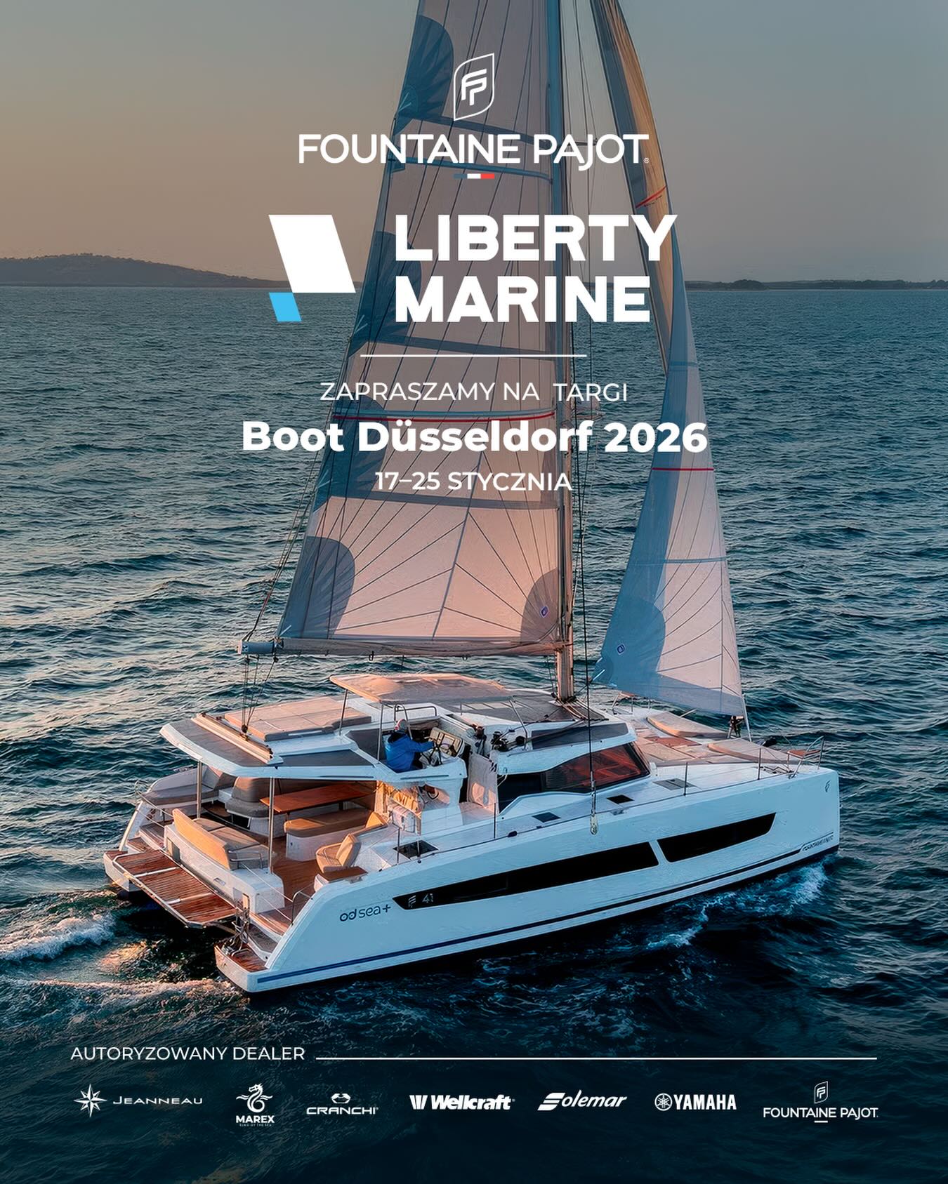 Z dumą ogłaszamy, że do rodziny Liberty Marine dołącza prestiżowa marka Fountaine Pajot!To....