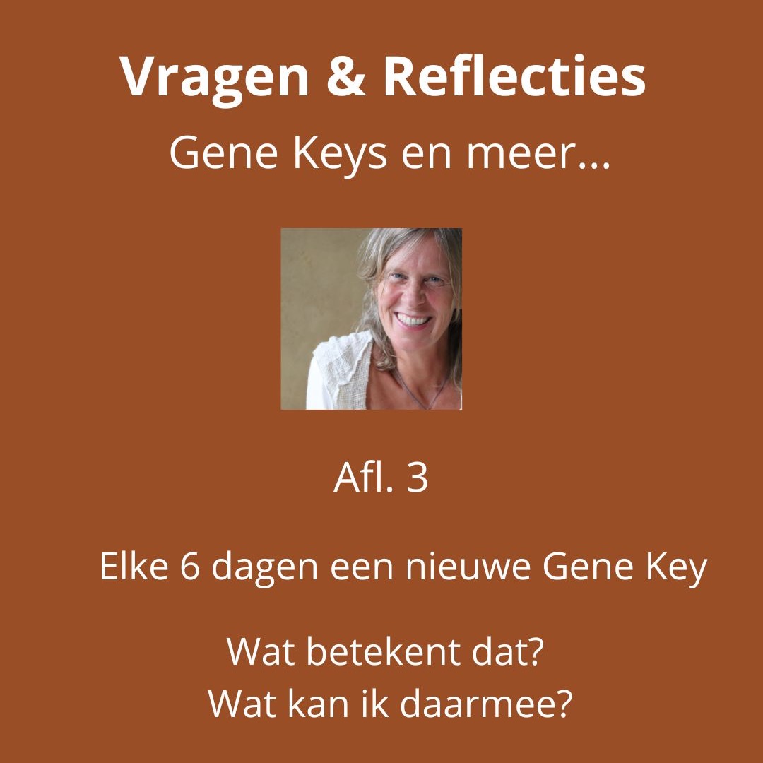 Elke 6️⃣ dagen staat een nieuwe Gene Key onder de zon 🌞Vandaag de vragen: Wat betekent dat? en wat heb ik eraan?Luistertijd 5:19 minutenZoek op Spotify op ViaLiefde podcast🔗https://open.spotify.com/episode/1uVEpYJr0HYDcESxOJR3jM...