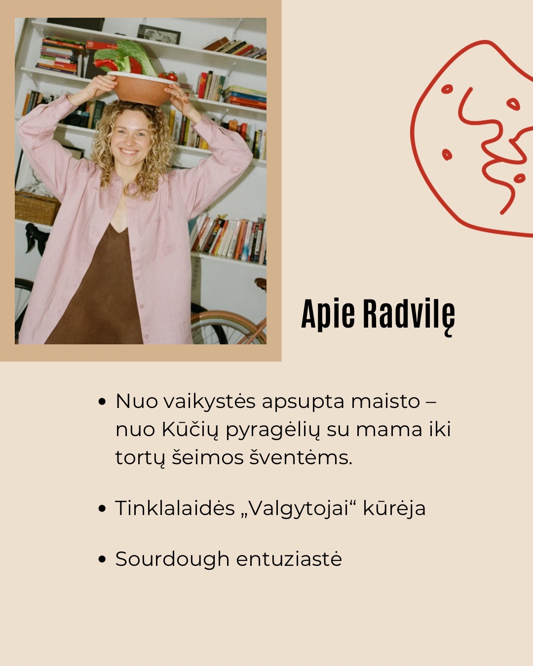 Maistas lydi mus visą gyvenimą.
Nuo pirmų rankomis suformuotų pyragėlių iki sąmoningo pasirinkimo, ką dedame į savo kasdienį stalą. Vasario 6 dieną 18 val @bundu.bakery organizuojame Kepėjų klubo pirmąjį renginį – gyvą erdvę susitikti, kalbėtis ir ragauti.
Apie kepimą, augalus, baltymus, desertus ir tai, kaip maistas veikia mūsų savijautą. Vakaro metu kalbėsimės su Radvile Linksmuole (@linksmuole3000) – apie augalų įvairovę maiste, jos asmeninę kelionę ir santykį su kepiniais, kurie, kaip pati sako, širdyje (ir skrandyje) turi ypatingą vietą. Bus laiko klausimams, pokalbiams, raugo stotelei ir vasario mėnesio kepinių degustacijai.
Norite užsukti?
Parašykite komentaruose „Klubas“ ir atsiųsime registracijos nuorodą. Mes nekantraujame susitikti.