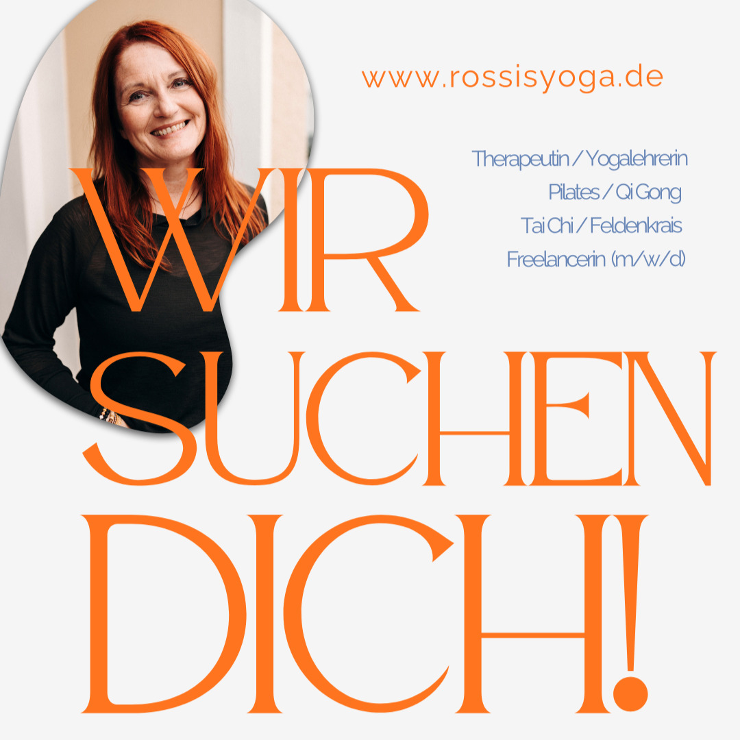 ☀️ DU bist...
👉 Yogalehrerin
👉Trainerin für Pilates, Tai Chi, Qi Gong, Feldenkrais, Breathwork, Klangreisen...
oder
👉 Therapeutin.
☀️ DU hast...
🪷 Freude am Unterrichten und an Deinem Tun.
☃️ genug davon Deine Energie zu lassen in kalten Räumen ohne Equipment
und möchtest:
💫 ein starkes Team
💫 Wertschätzung
💫 adäquates Honorar
💫 maximale Flexibilität & Freiheit
📬 Dann schreib mir an:
info@rossisyoga.de
Wir freuen uns auf ☀️ Dich.
Susanne Rossi und
das Team des
📍 Raum der heilenden Künste
Talhofstr. 12
89518 Heidenheim
#heidenheimanderbrenz #yogalehren #raumderheilendenkünste #pilatesteacher #yogatherapie
THERAPEUTIN
YOGALEHRERIN
PILATES
ZU VERMIETEN