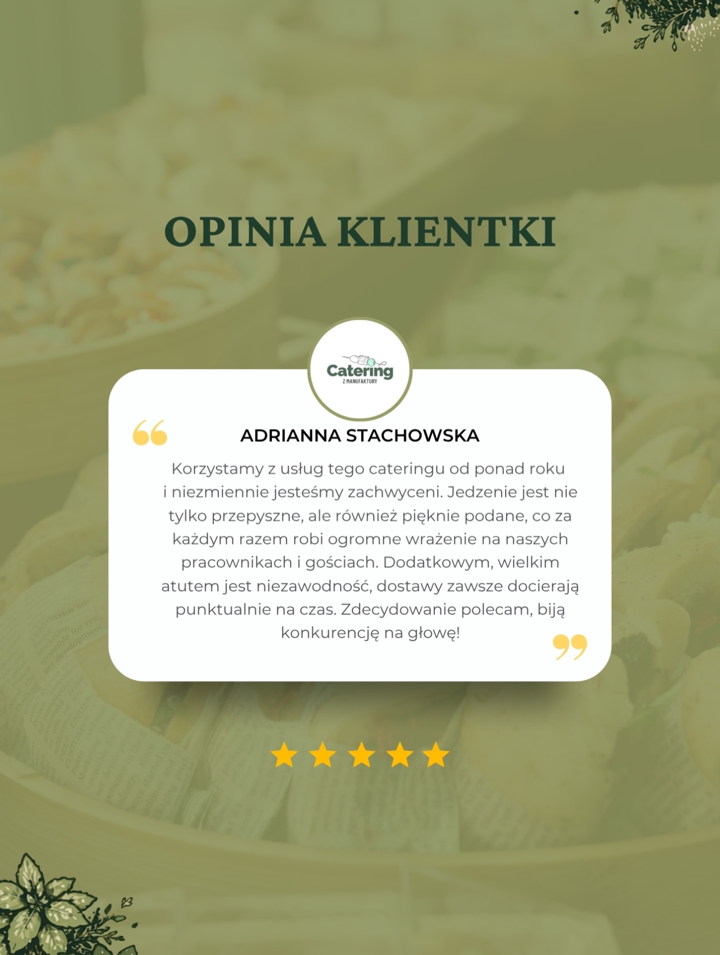 Dobra energia z rana! Lubimy, kiedy wam smakuje. Kiedy wracacie z pozytywnym feedbackiem!